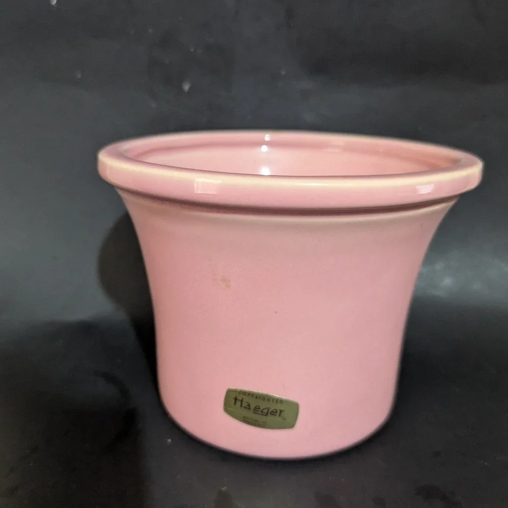 Vintage‎ Haeger Pink Lamb Planter Ceramic Baby Nursery Sheep Pot USA 202